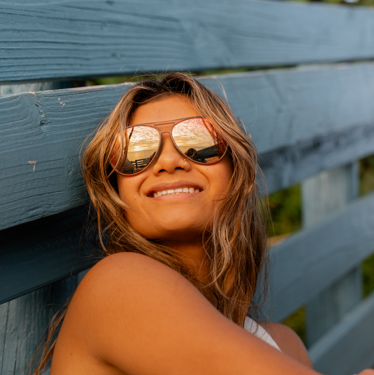 Aviator Crossover - Peach Polarized - Image 4